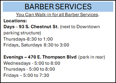 Barber Services